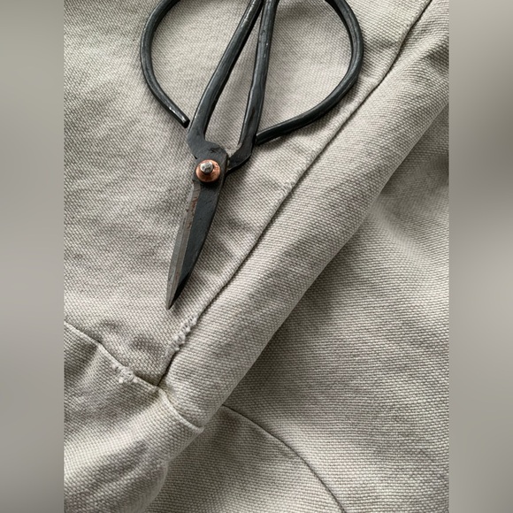 Vintage L.L. Bean Chore Jacket Men’s Large Tan Canvas Plaid Lined Relaxed Flawed - Picture 12 of 16